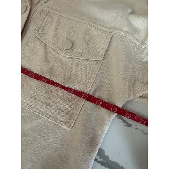 Hippie Rose Women's Light Jacket Beige Button-Up Size XS Fall Spring - Picture 4 of 7
